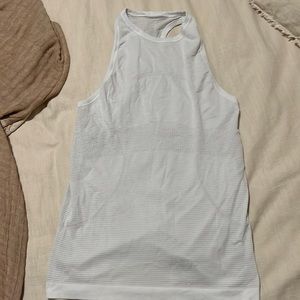 Lulu lemon running and training swiftly tech high neck tank top